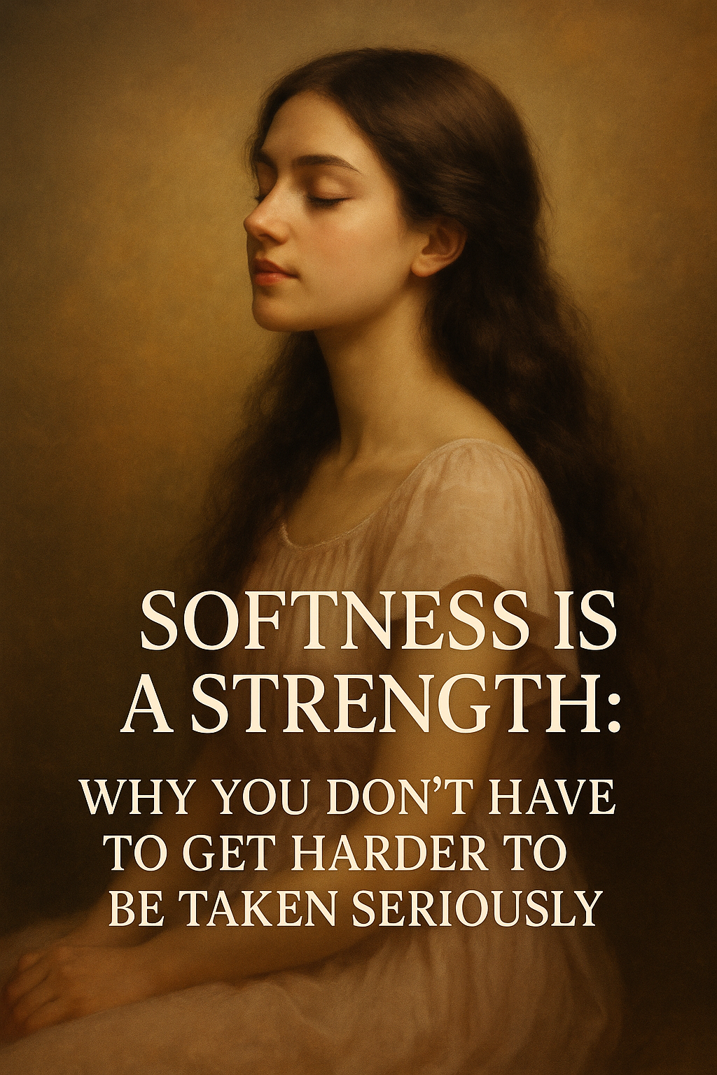 Softness is a Strength: Why You Don’t Have to Get Harder to Be Taken Seriously